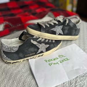 Size 38 Swarovski crystal golden goose super stars ⭐️